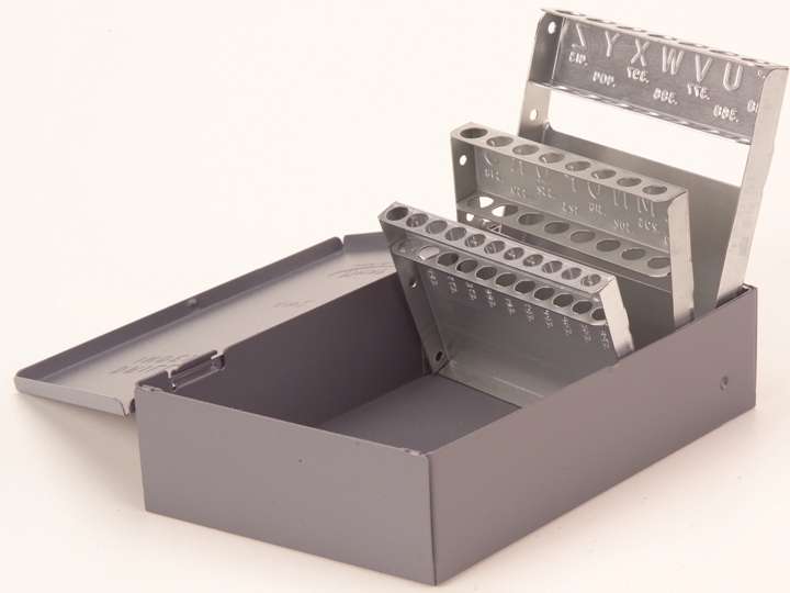 Century Drill & Tool 29-Piece Empty Drill Bit Index Pod - Organizes Jobber Bits 1/16" To 1/2"