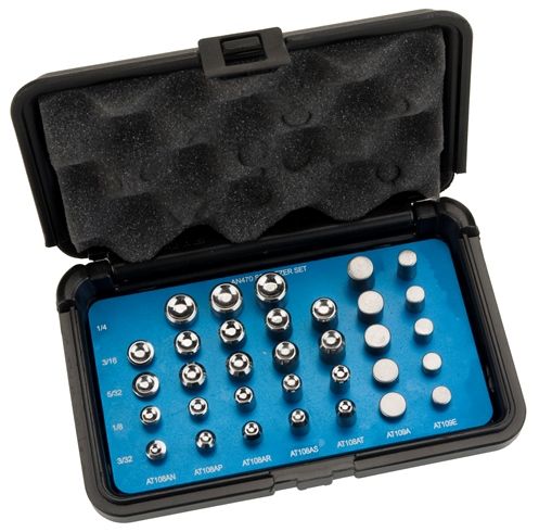 Rivet Squeezer Set 10 pcs AN430 Round Head Squeezer Sets w/Flush sets & Case NEW 