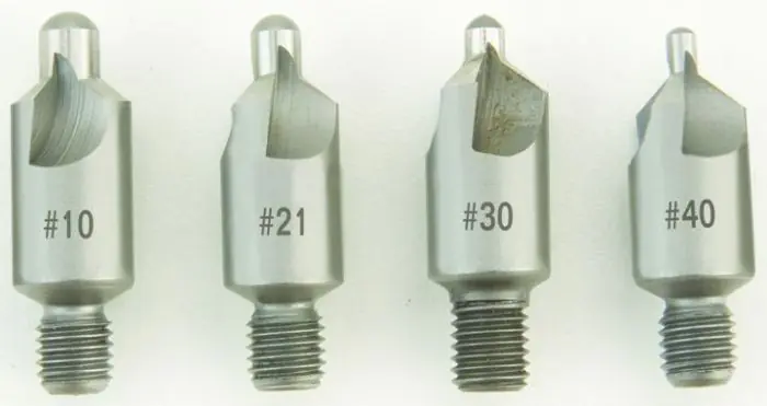 Countersink 100 Numbers 4 Piece Set 3 8 Body