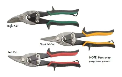 Aviation Snips 3 Piece Set - Left, Right & Straight