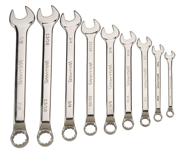 7 Pc Combo Wrench Set 3/8-7/8 in 