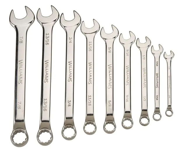 Williams 9 Piece Offset Combo Wrench Set 3 8