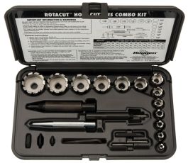 Hougen (5/16 - 1 1/2) 18 piece RotaCut Combo Hole Cutter Kit 11087 Hougen (5/16 - 1 1/2) 18 piece RotaCut Combo Hole Cutter Kit 11087